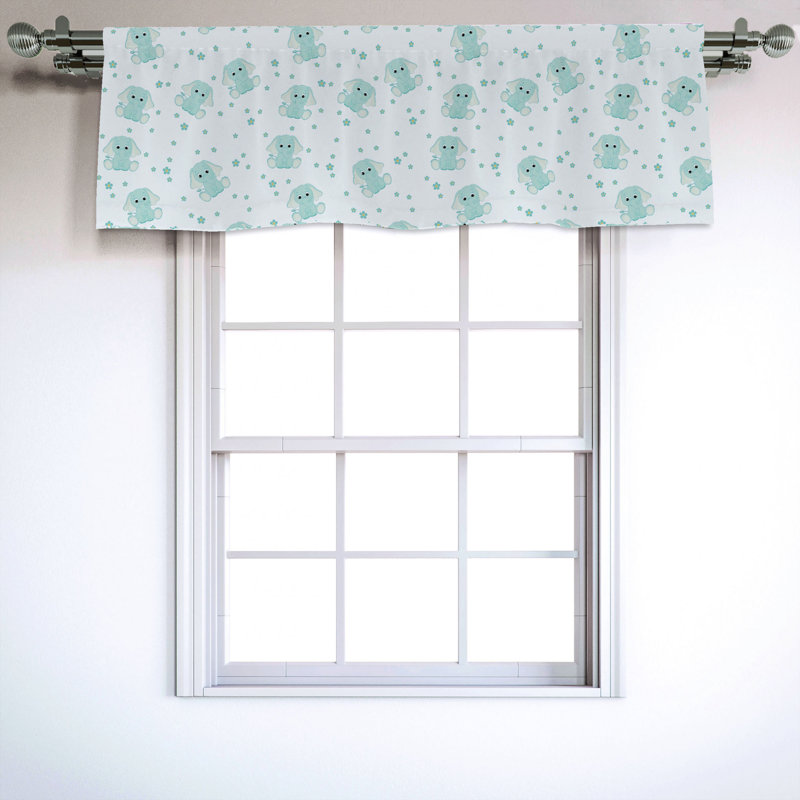Sateen Ruffled Window Valance