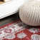 Fenske Modern Persian Vintage Moroccan Traditional Red/Ivory Rug