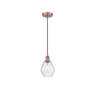 Luminaire suspendu géométrique à 1 lumière Gabbie