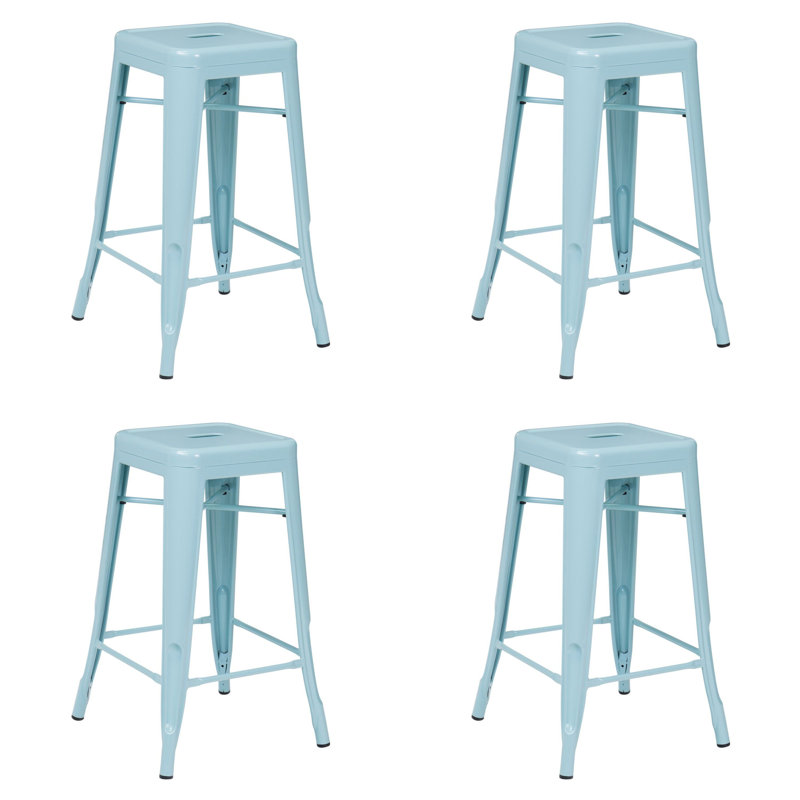 Tabouret de bar et de comptoir Cheryllynne, Tabouret de comptoir (siège d'une hauteur de 26 p, Île bleue