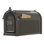 Capitol Door Plaque Package Post Mounted Mailbox