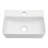 18" x 10" Wall Mount Bathroom Sink White Ceramic Rectangular Floating Vessel Sink with Single Faucet Hole-125360023-125360017