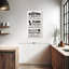 «Bathroom Humor Quotes Quick Bathroom Rules on Canvas», reproduction de 3 pièces-110841884