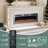 Wall Mounted/Recessed-In Stainless Steel Electric Fireplace-459920082