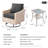 Daimyan Swivel Wicker Outdoor Lounge Chair-1189601346