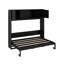 Grand lit escamotable avec armoires de rangement-827414155