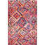 Tapis rose à motif géométrique Eddins-1570544274