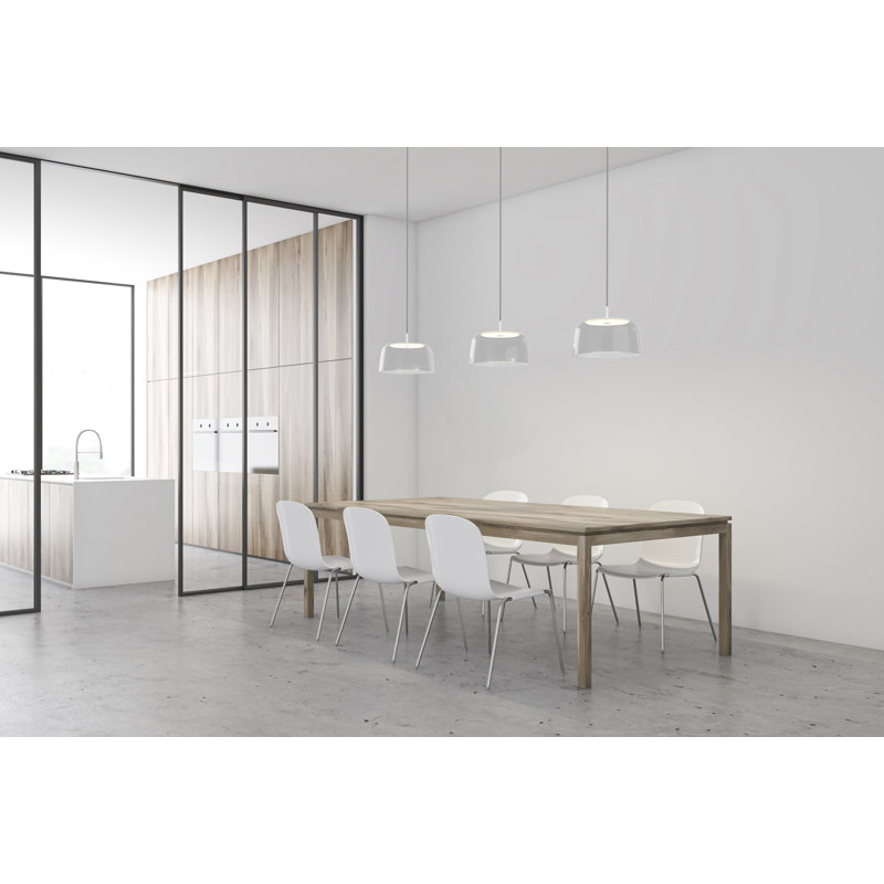 Yurei 1 - Light LED Pendant, Light Marble, Matte White