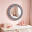Freelon Crystal Framed Wall Accent Mirror 45x45CM