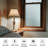 Glassy Petals Design Glass Accent Window Film-756501361