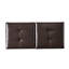 Rangement de couleur chocolat pour appartements - construction compacte 46,97 po X 20,99 17,46 po avec compartiment, espace efficace Profondeur Largeur Hauteur