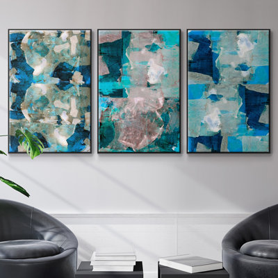 «Impasto I», reproduction sur toile 3 pièces