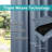 2 Panels Outdoor Curtains for Patio Waterproof, Thermal Insulated Detachable Sticky Tab Top Room Darkening Great Vertical Drape Outdoor Divider for Pergola-1124838723-1124838738