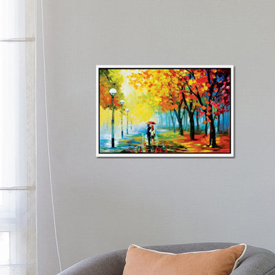 Fall Drizzle by Leonid Afremov - Painting on Canvas