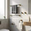 Ensemble de quincaillerie de salle de bain pour salle de bain, ensemble de barre à serviettes 6 pièces en aluminium brossé doré Thumin Space-134447489