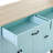 Kitchen Island Cart With 4 Door Cabinetry, 2 Drawers, Solid Wood Surface, Adjustable Shelves, Built-in Spice & Towel Rack, Locking Wheels (mint Mint Cabinet, Strong Top, Shelves For Efficient Baking,-669711389