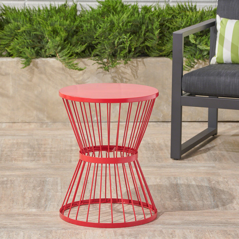 Table d'appoint 16 po, Rouge