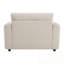 Canapé simple avec chargeur double port et coussin moelleux-166232579