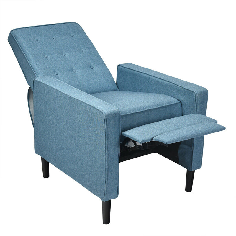 Fauteuil inclinable manuel 27,5 po Kenda, Lin bleu