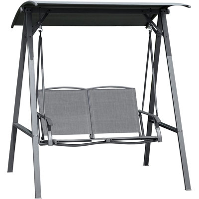 Ahzir 2 Person Porch Swing with Canopy