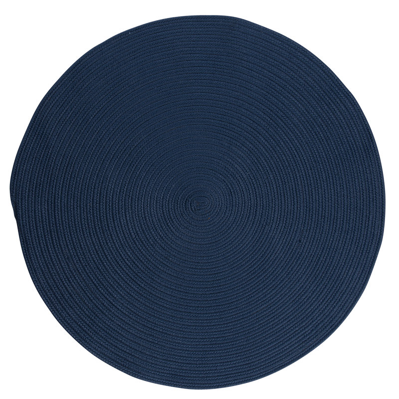 Tapis tressé jasmin port royale Girons, Rond 7 pi