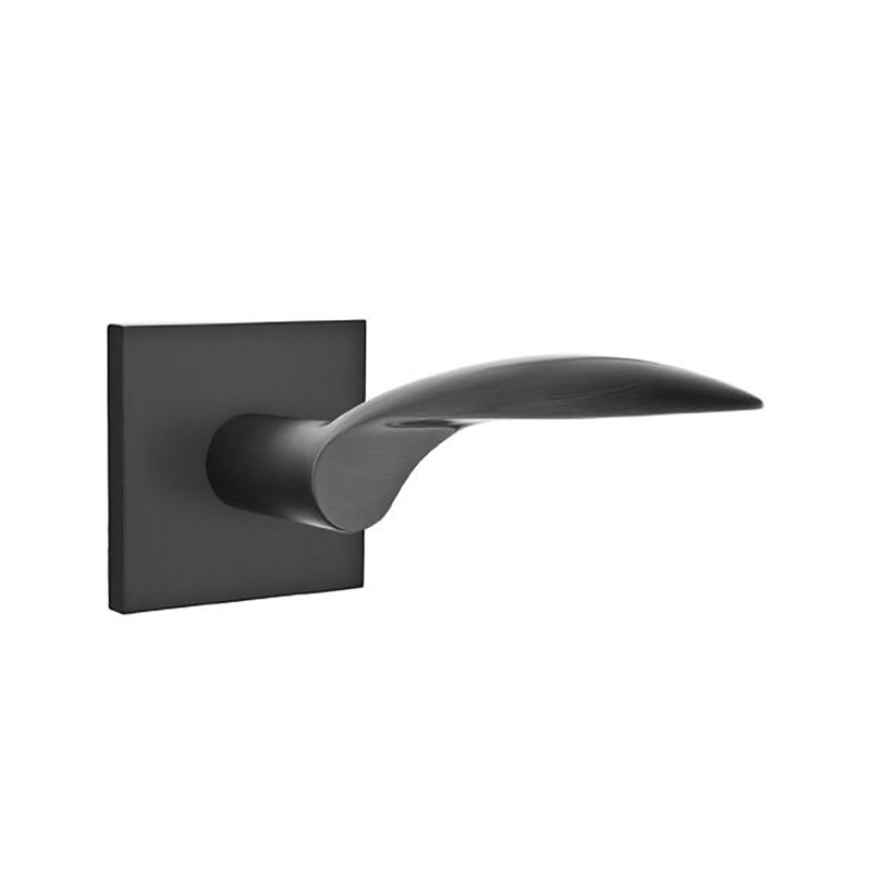 Mercury Double Dummy Door Lever, Right, Flat Black