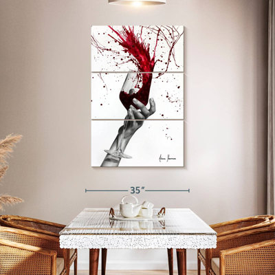 Tourbillon rouge profond Yarlin