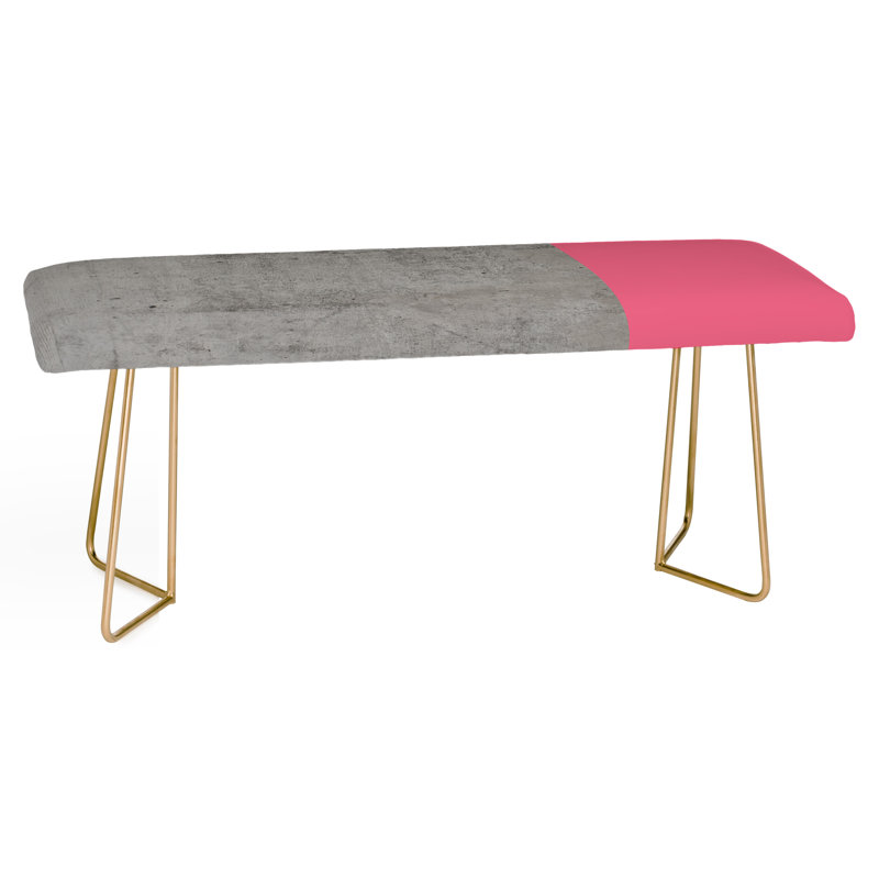 Faux Leather Upholstered Bench