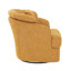 Fauteuil demi-tonneau pivotant rembourré Lakitia Rowena -2136543497
