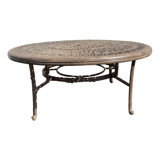 Kerrtown Round Metal Outdoor Coffee Table