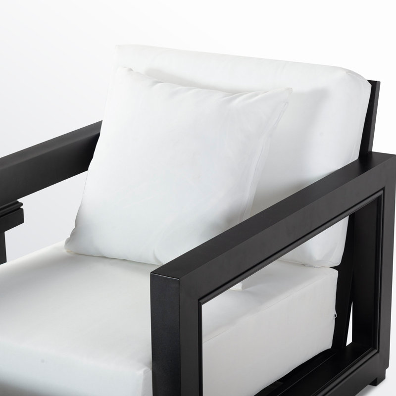 Chaise de patio avec coussins Melrose