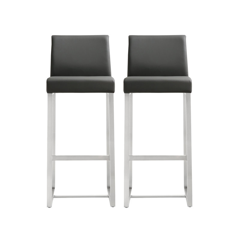 Tabouret Orville, gris, Tabouret (assise de 30,7 po de hauteur), Argent