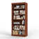 100% Solid Wood 6-Shelf Bookcase with Adjustable Shelves