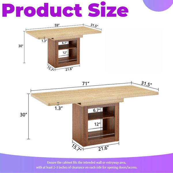 Dimensions du produit