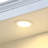 Retro style 3-Pieces Bookcase Display Cabinet with 5 Colors Adjustable LED Ceiling Light-700359190