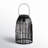 Nyota 9.75" Metal Woven Solar Powered  Outdoor Hanging Lantern-1919826630