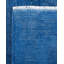 Tapis bleu / noir 7 pi 10 po x 9 pi 9 po Overdyed One-of-a-Kind