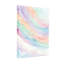 Motif de vagues abstrait arc-en-ciel aquarelle douce-841813357