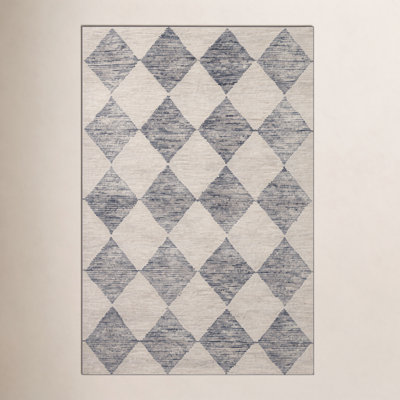 Chris Loves Julia x Loloi Francis Wool Beige / Charcoal Rug