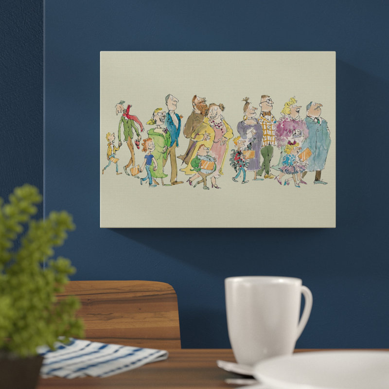 Quentin Blake - Wrapped Canvas Print