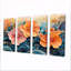 Hibiscus tropical dans une symphonie côtière III - Hibiscus - Art mural traditionnel-836626892-836626893