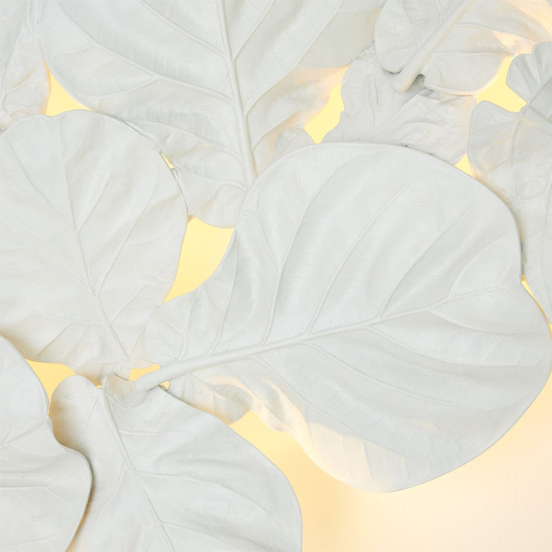 Fiddle 18 - Light Design Wall Light, Chalk White