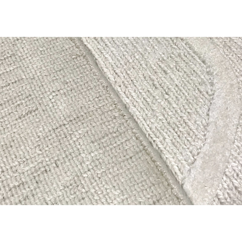 Hand-Knotted High-Quality Cream Area Rug