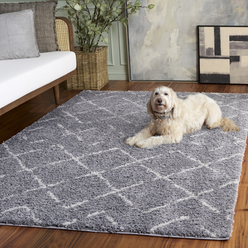 Tapis performance Angelka, Rectangle 4 pi x 6 pi, Beige/Ivory