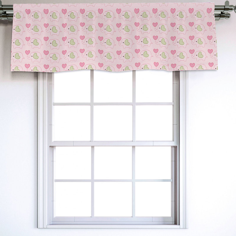 Sateen Ruffled Window Valance