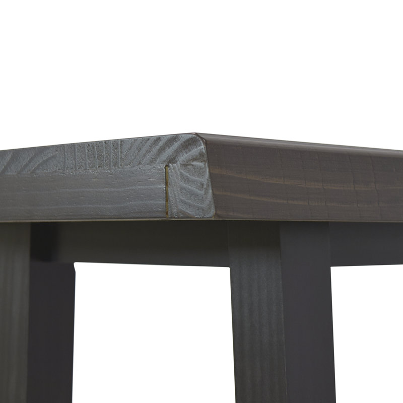Sehnaz Solid Wood Counter Stool with Solid Wood Frame