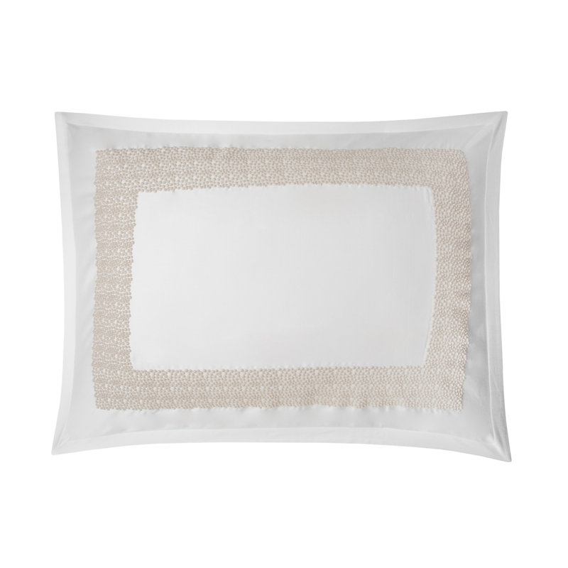 Pearls 100% Cotton Sateen Shams, Standard