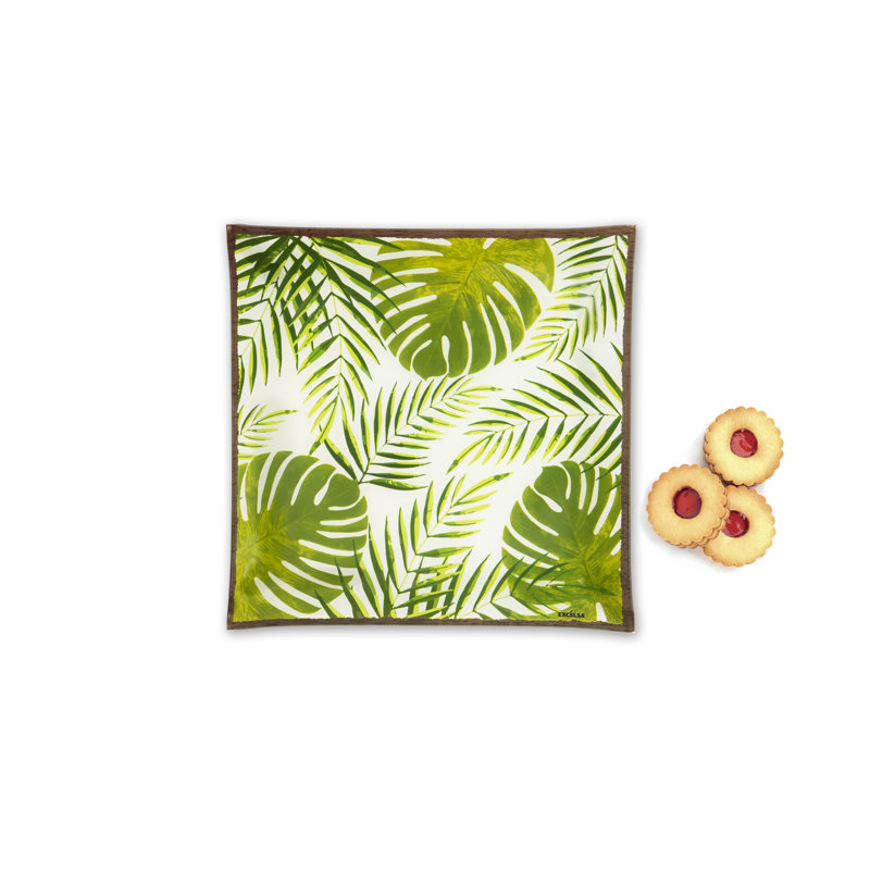 Foliage 30cm Glass Side Plate