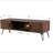 Industrial Style Reclaimed Wood TV Stand with Ample Storage for Stylish and Eco-Friendly Living Rooms
