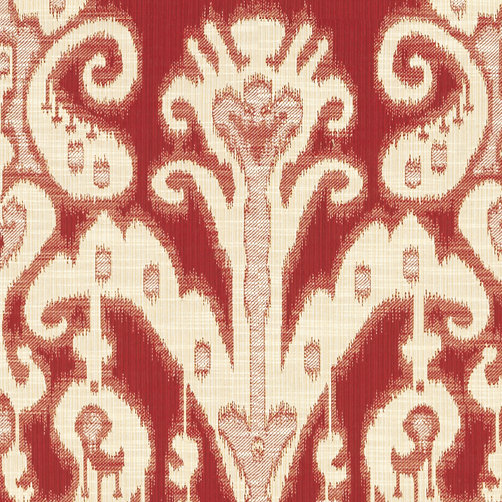 Guaranteed in Stock Fabric, Yellow/Burgundy